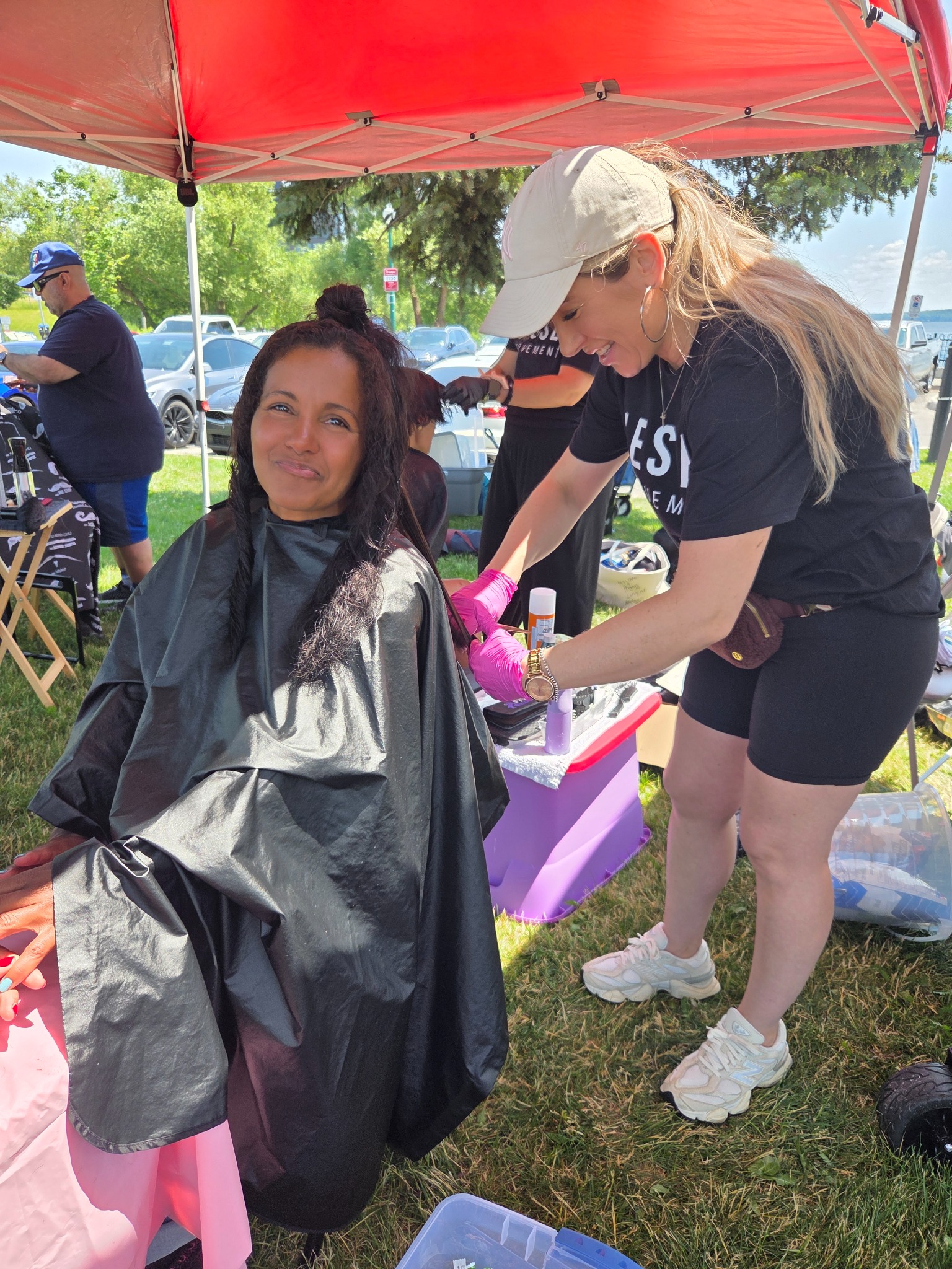 Haircut at The Hope Xperience