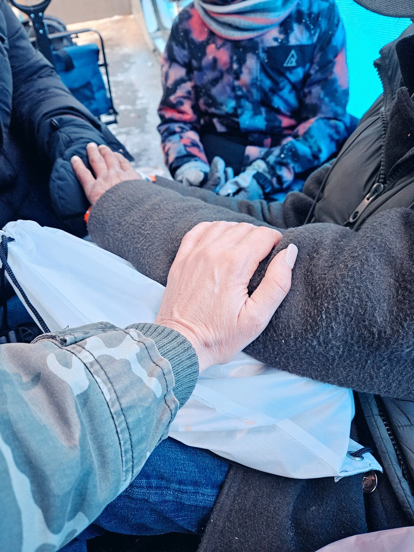 A compassionate hand during winter street outreach