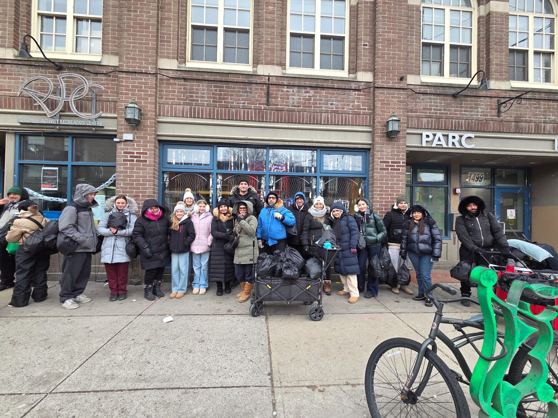 The Vessel Movement December outreach team